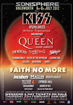 Sonisphere Festival Knebworth